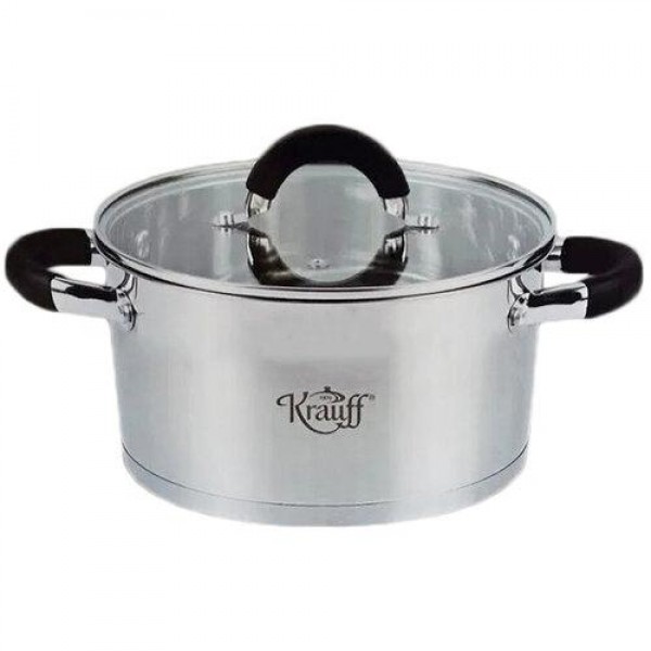 

Кастрюля Krauff со стеклянной крышкой 3.6 л 26-242-048 174994