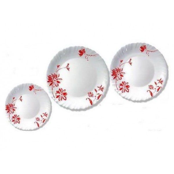 

Столовый сервиз Luminarc Bianca Red 19 предметов H8000 183093