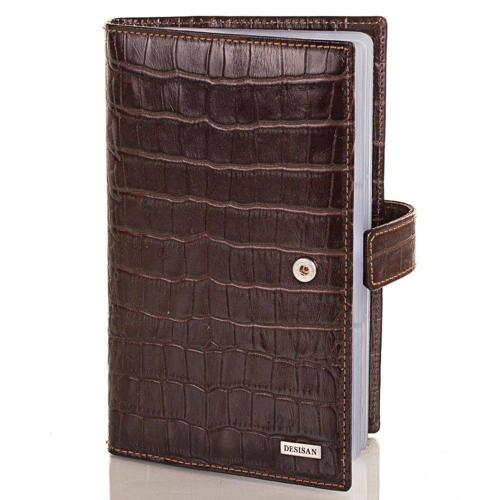 

Мужская кожаная визитница (SHI209-19-brown) Desisan 11,5х18,5х8 см Коричневый 000149275