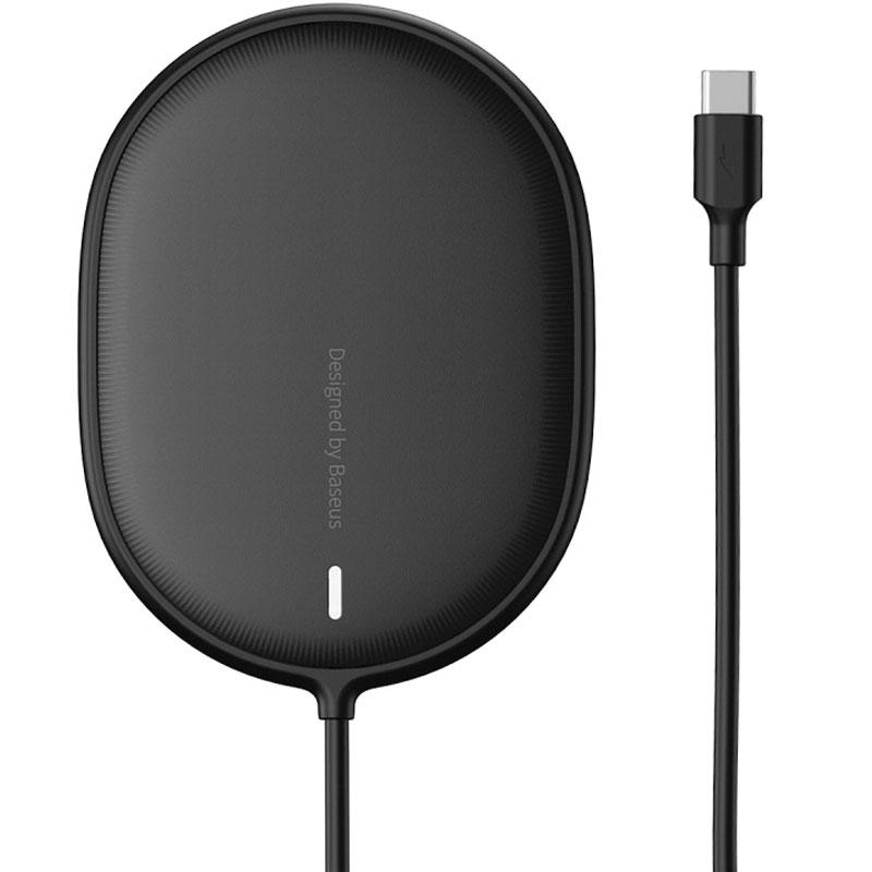 

БЗУ Baseus Light Magnetic iPhone 12 Gen Wireless Type-C 1.5m 2A 15W (WXQJ-01) Black