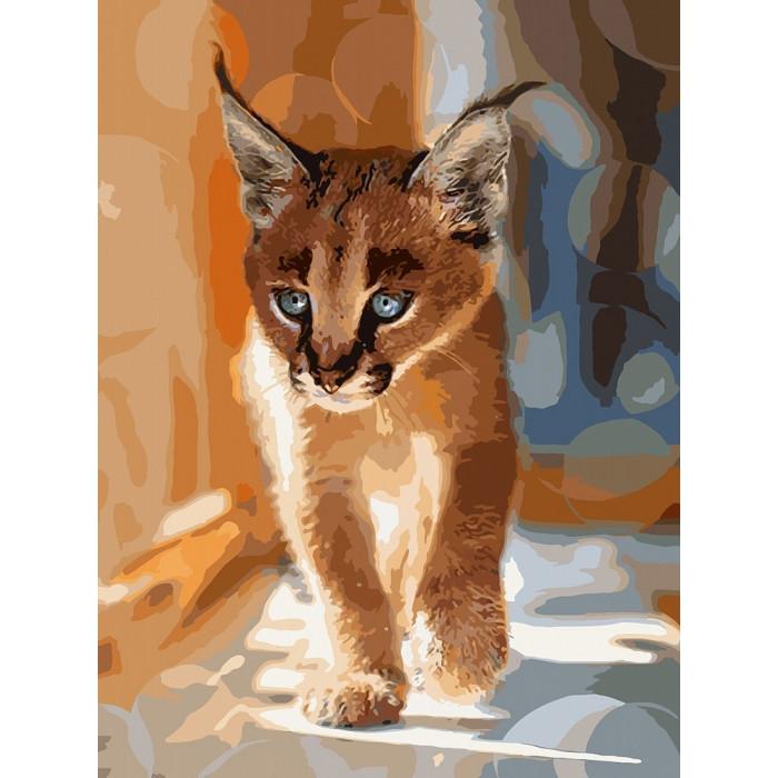 

Картина рисование по номерам Идейка Маленький каракал 40х50см KHO4165 набор для росписи краски, кисти, холст