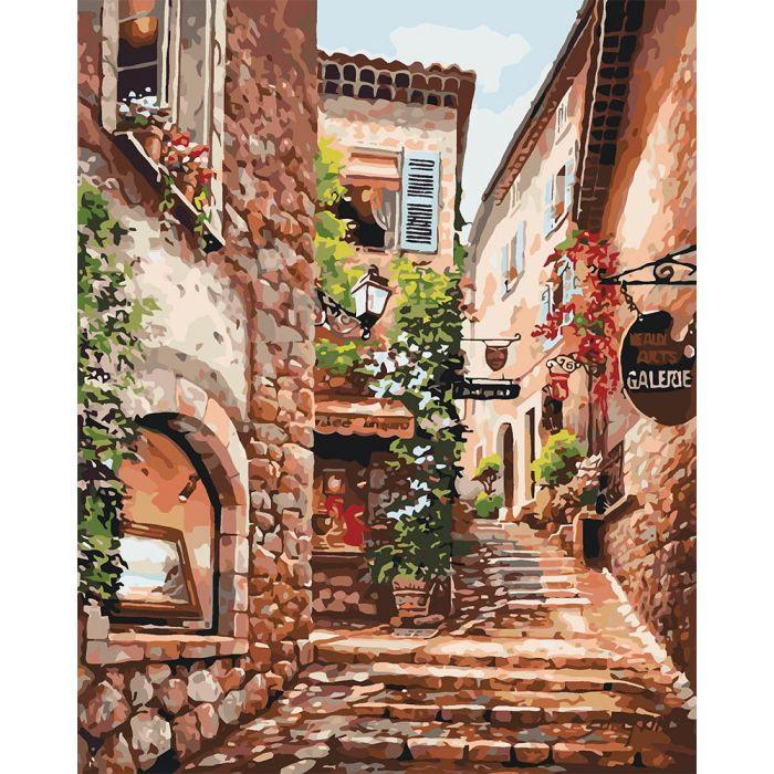 

Картина рисование по номерам Идейка Солнечная улочка 40х50см * KHO2158 набор для росписи краски, кисти, холст