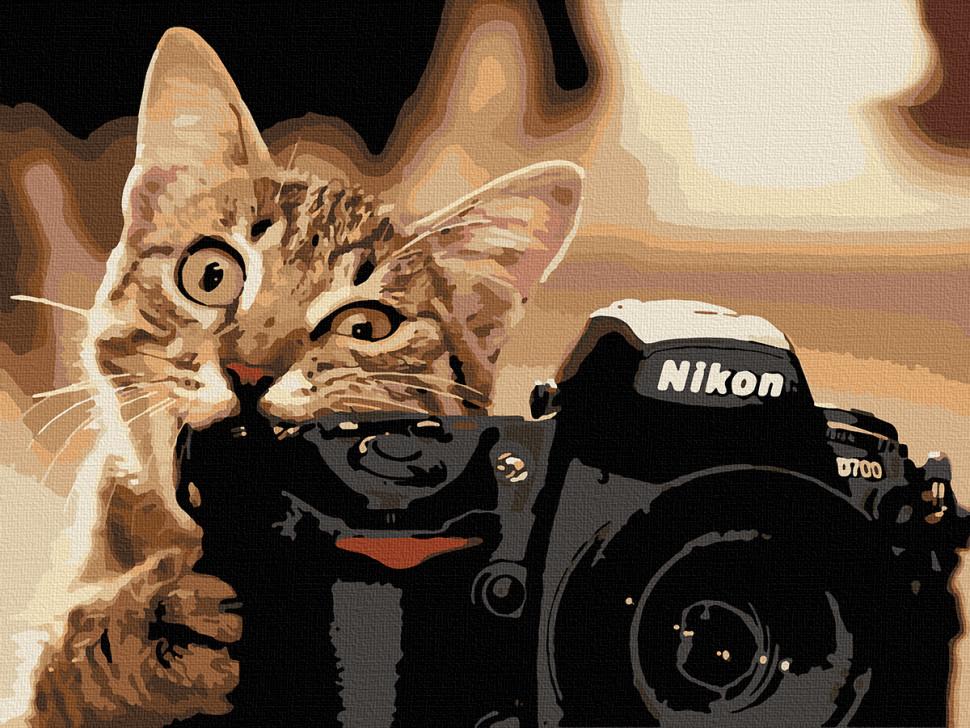 

Картина рисование по номерам Art Craft Пушистый фотограф 40х50см 11608-AC набор для росписи краски, кисти, холст