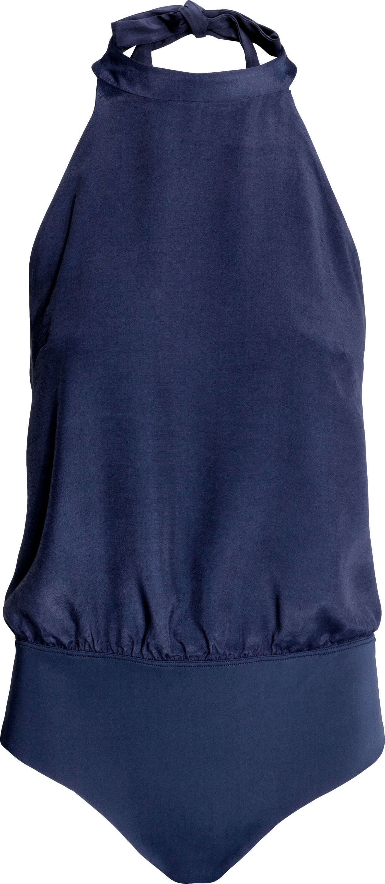 

Боди-блузка H&M 4220684-AAQJ 38 Темно-синяя