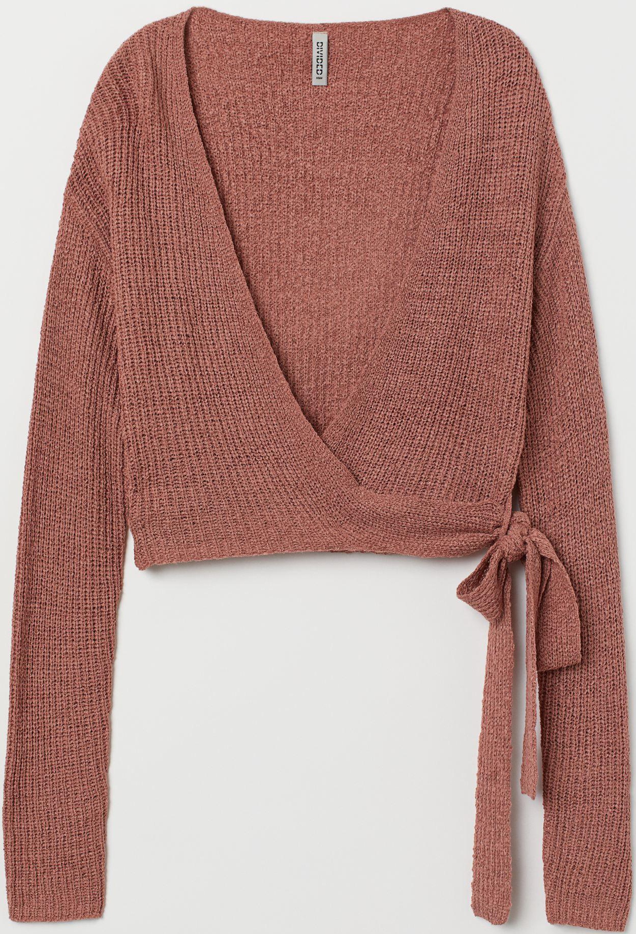 

Пуловер H&M 6858440-ACXV S Темно-розовый