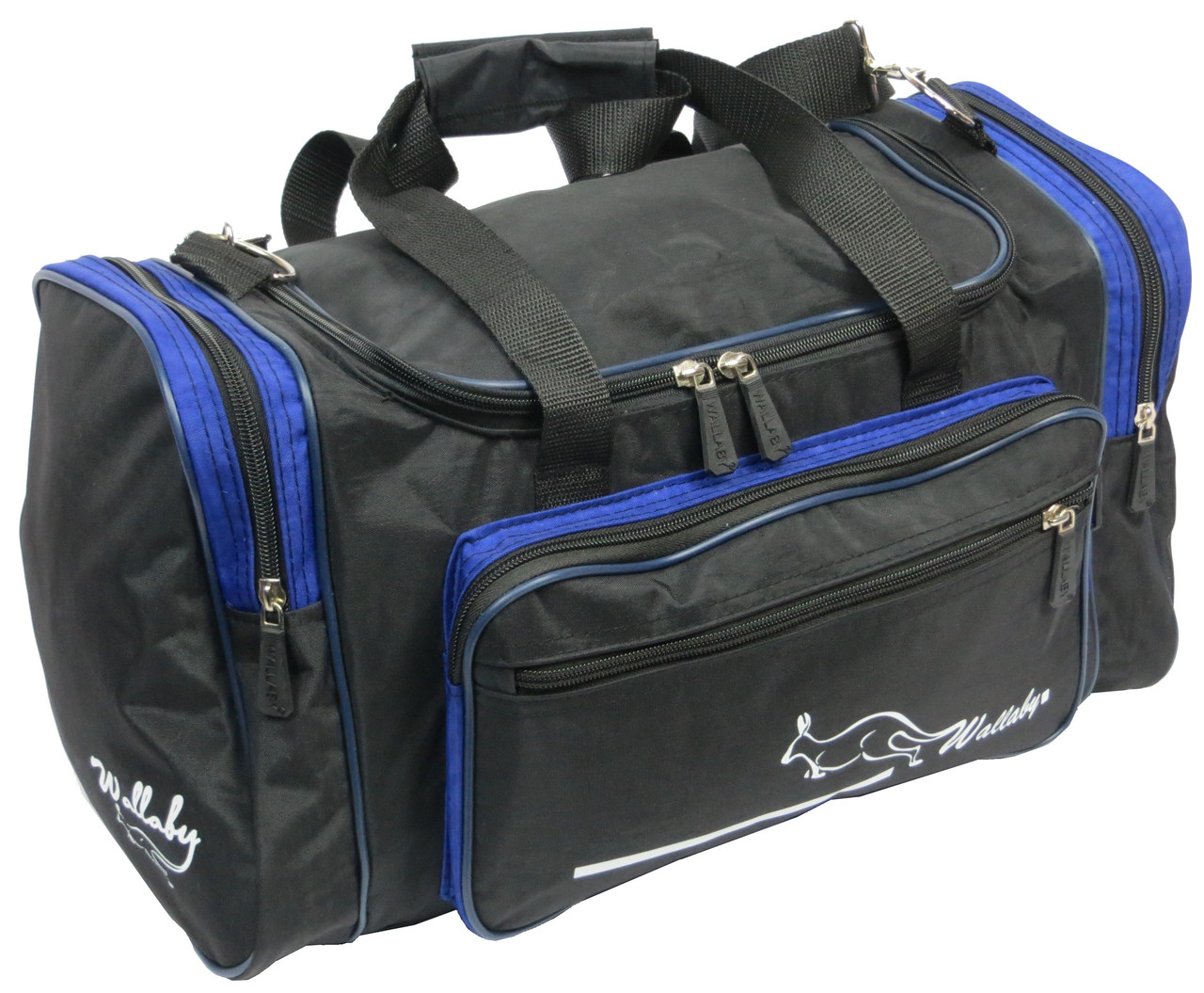 

Сумка для тренировок Wallaby 270-2 черный с синим, 23 л