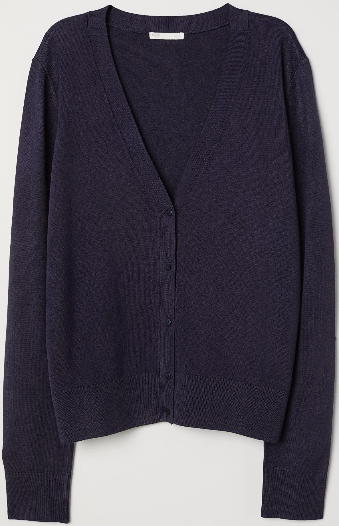 

Кардиган H&M 6715538-AAQJ XS Темно-синий