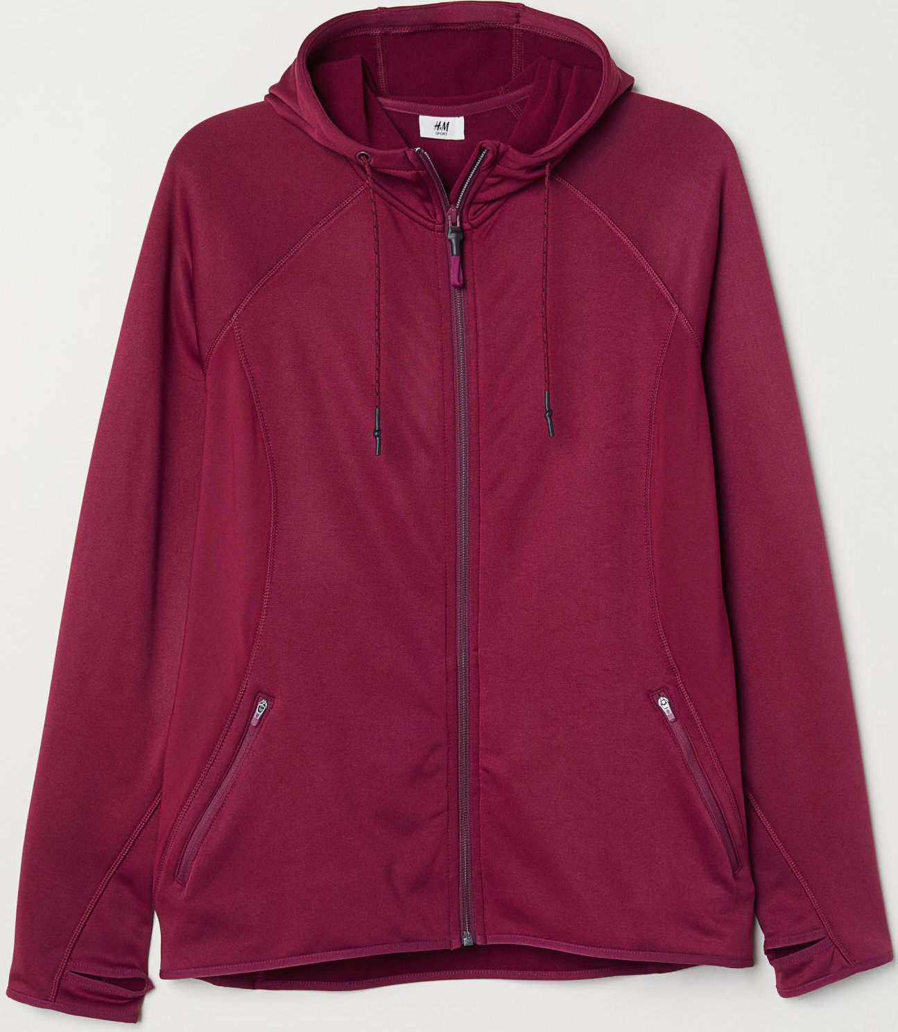 

Спортивная кофта H&M 6018767-ACXF 2XL Сливовая