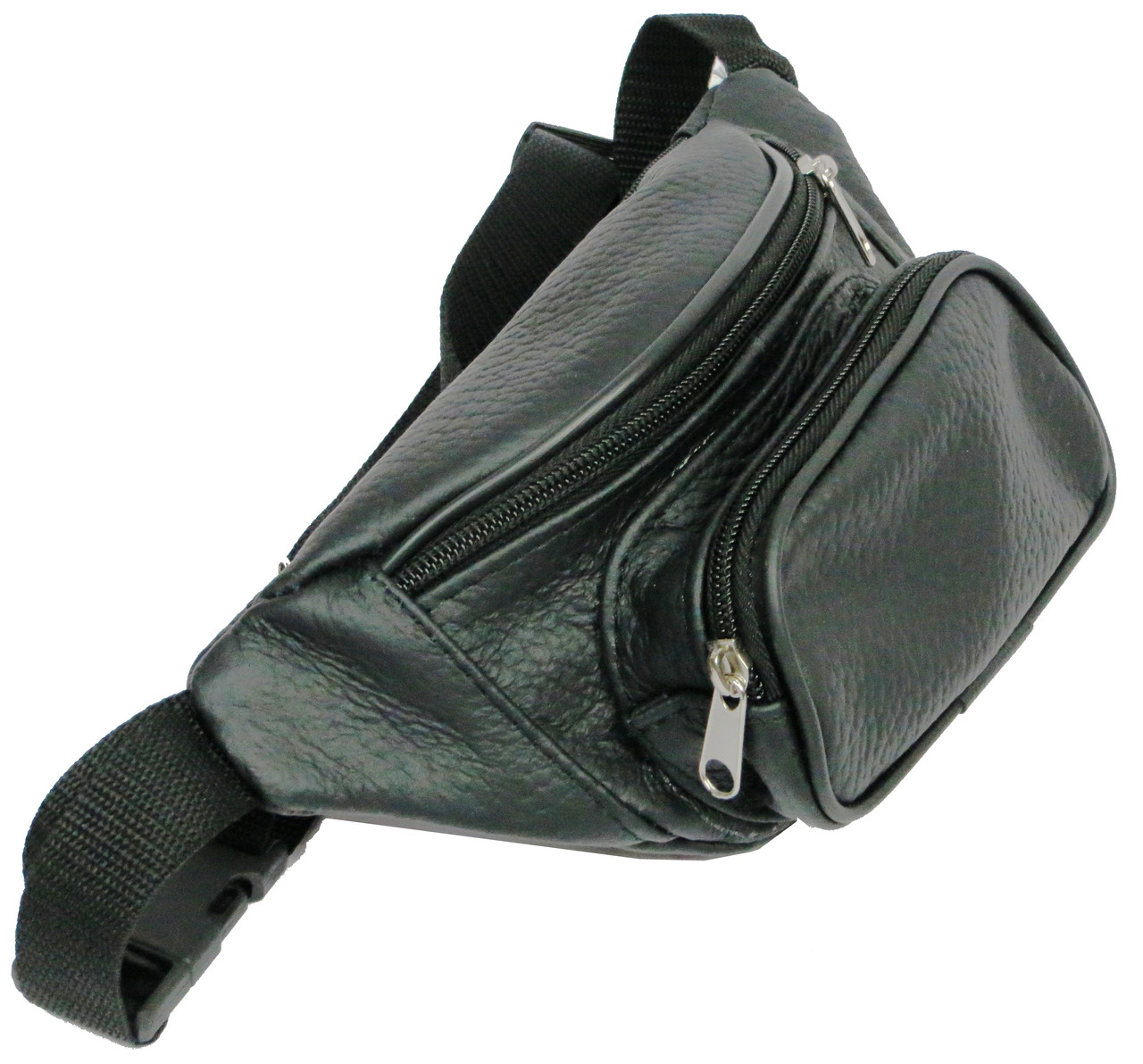 

Поясная сумка из натуральной кожи Kangur Maly 41395 чёрный