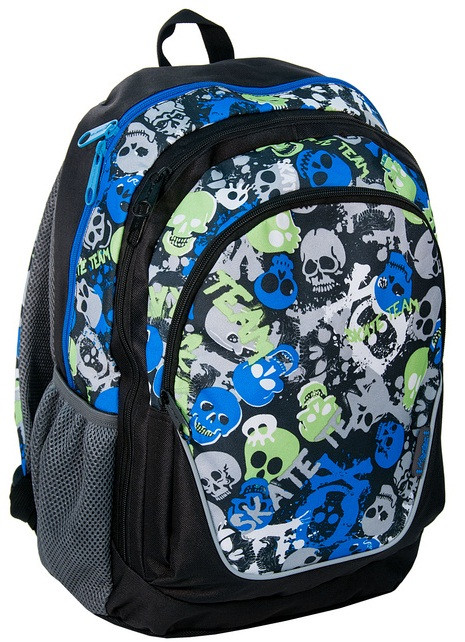 

Молодежный рюкзак PASO 21L 15-367D черный/серый
