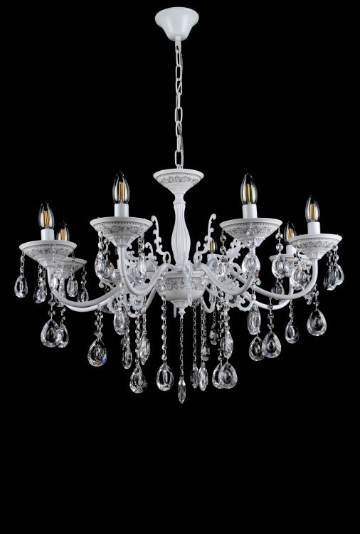 

Люстра свеча L29963/8 (WT+SL)