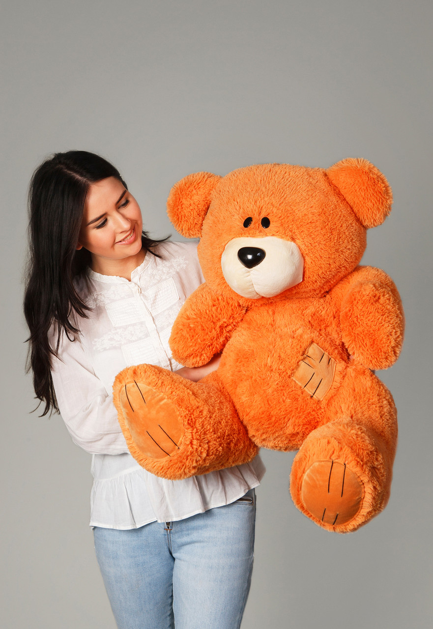 

Плюшевый мишка Teddy Boom Гриша 100 см Мандарин