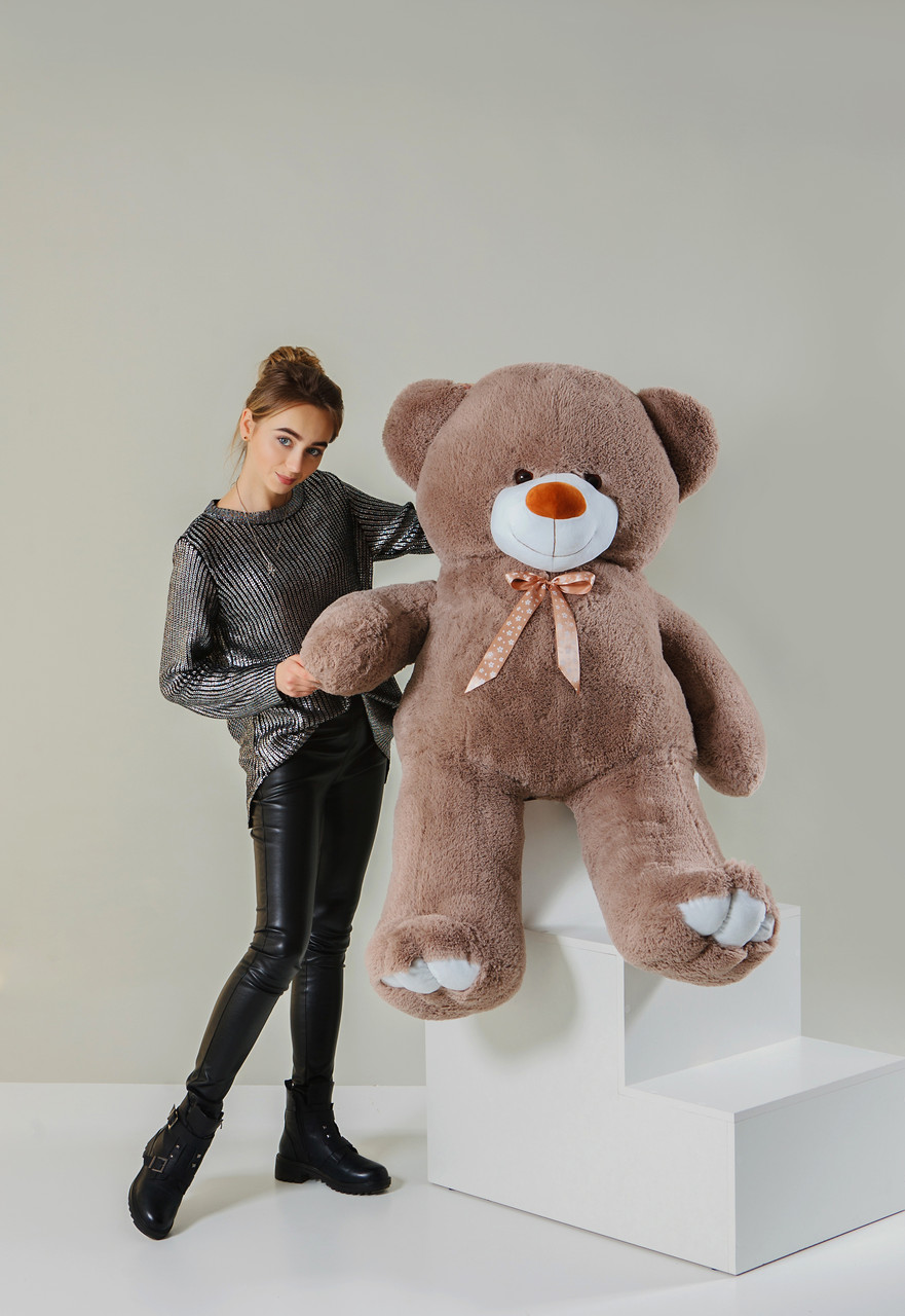 

Плюшевый мишка Teddy Boom Веня 170 см Шоколадный