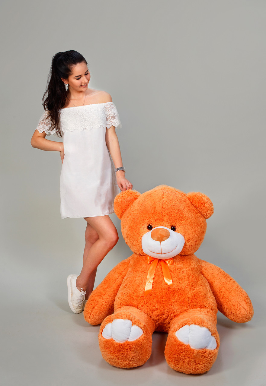 

Плюшевый мишка Teddy Boom Веня 170 см Оранжевый