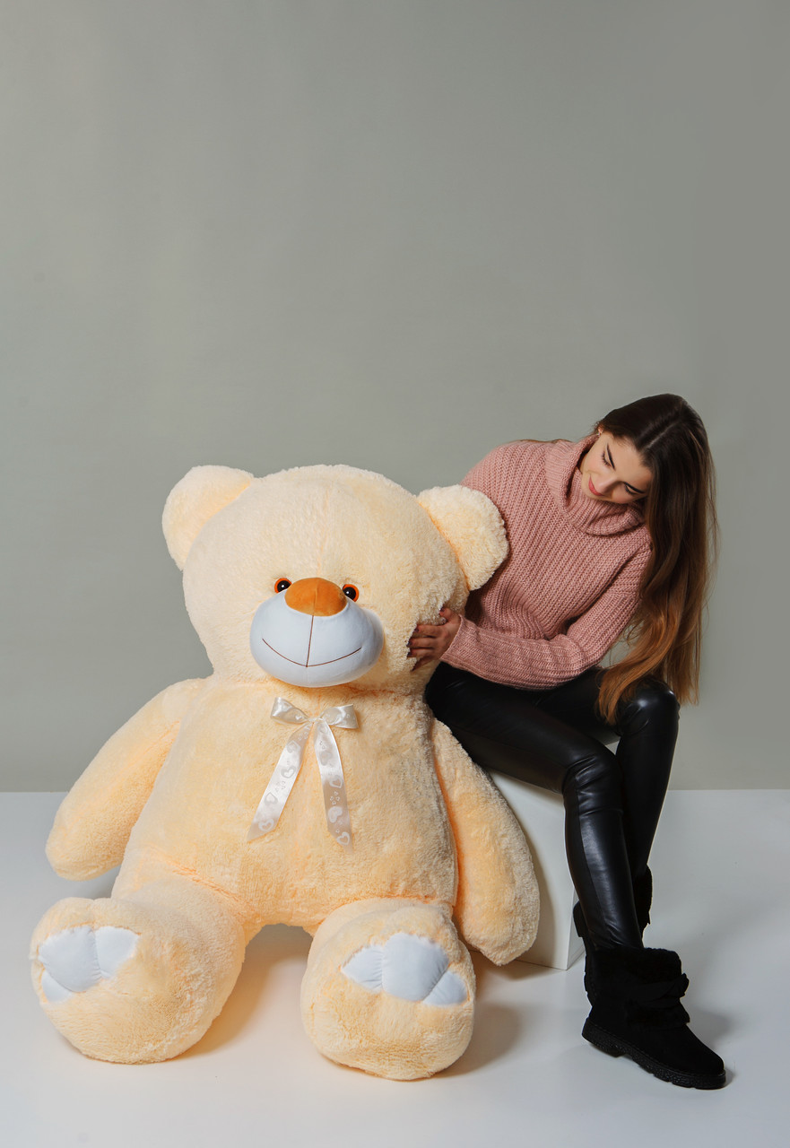

Плюшевый мишка Teddy Boom Веня 200 см Кремовый