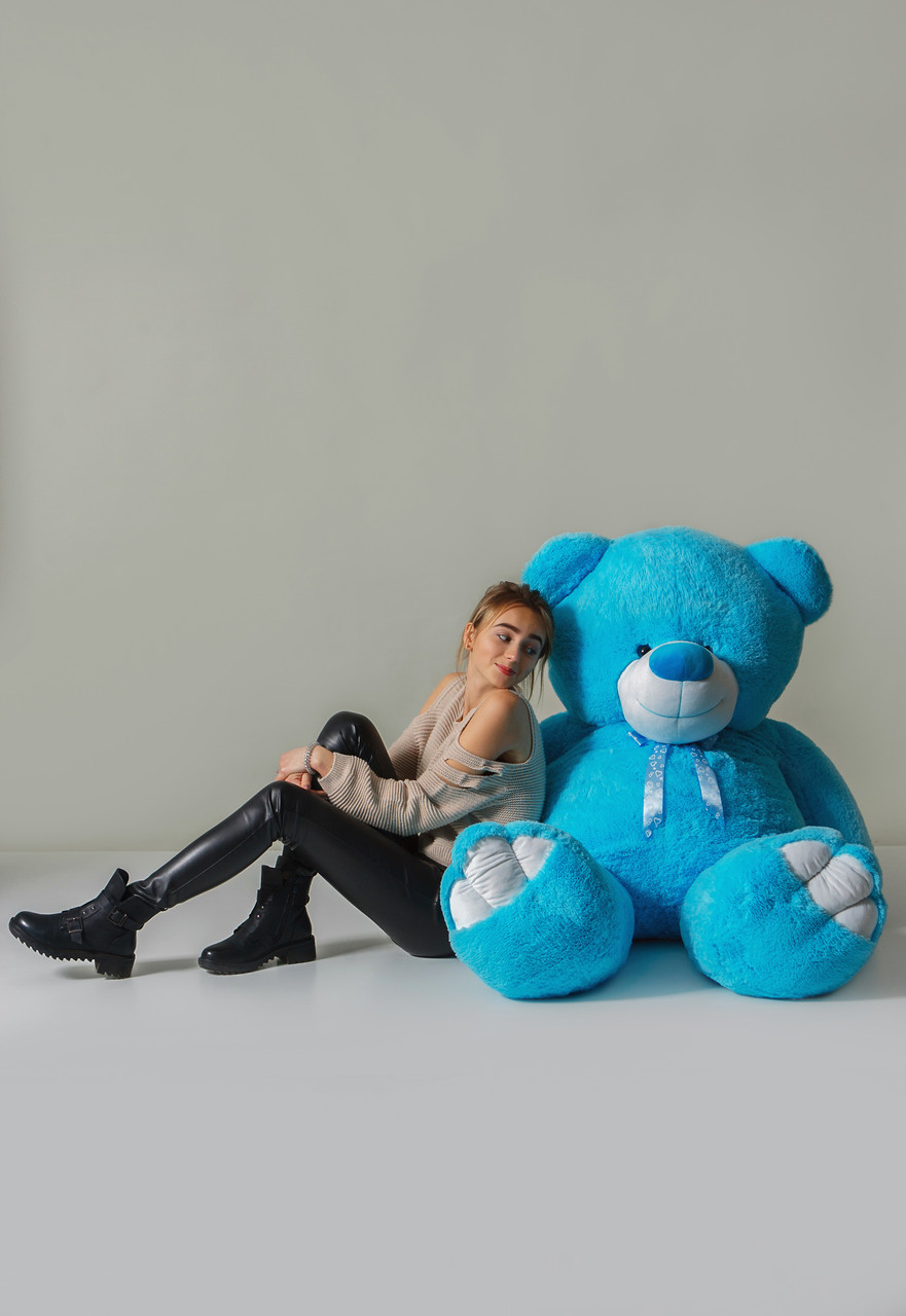 

Плюшевый мишка Teddy Boom Веня 200 см Голубой