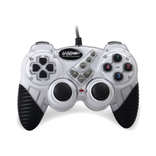 

Игровой компьютерный джойстик PC Double shok 2 DJ-FHJ906 Белый