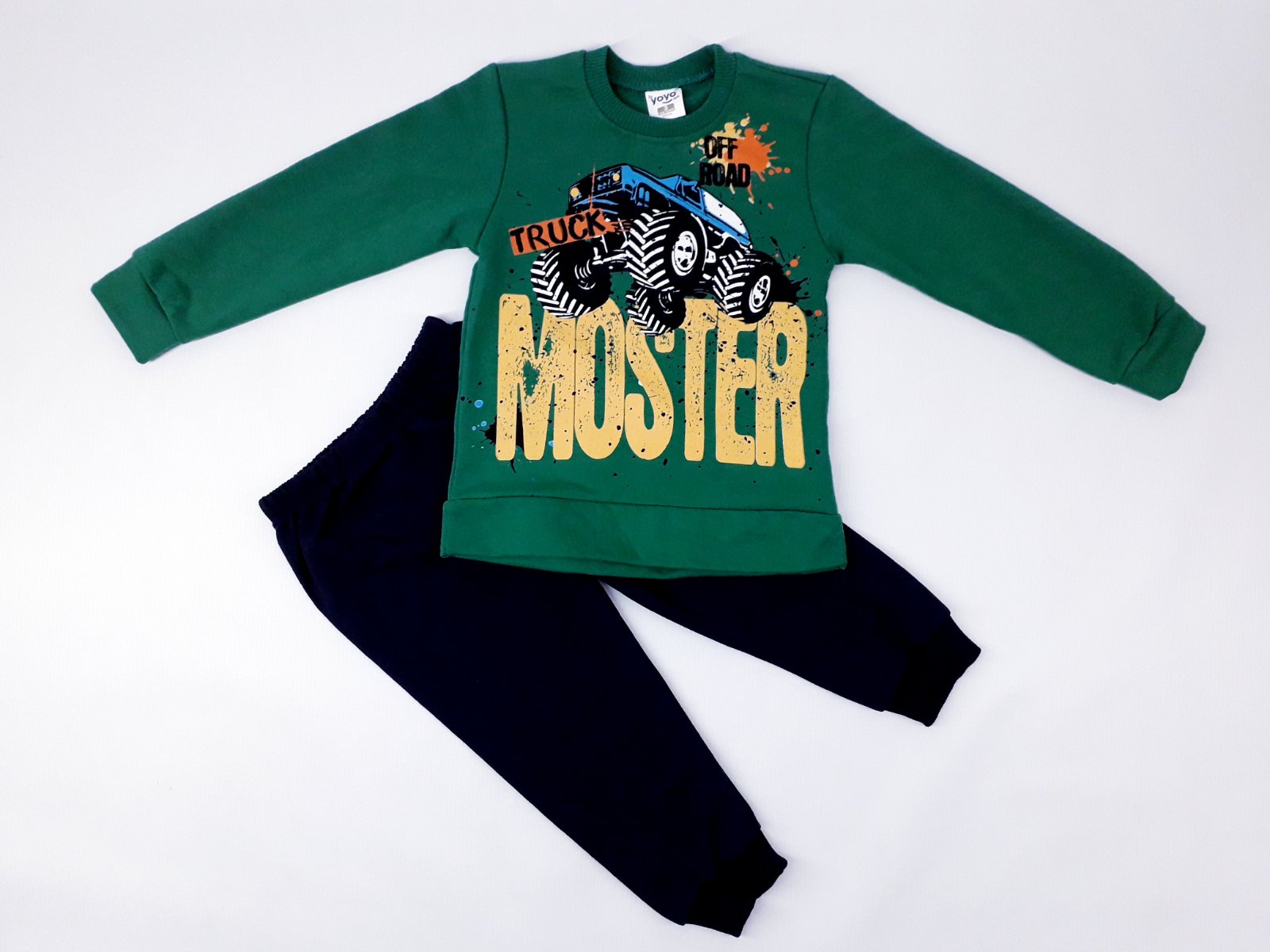 

Костюм (свитшот+штаны) Yoyo Kids 33315 92 см(р) зеленый