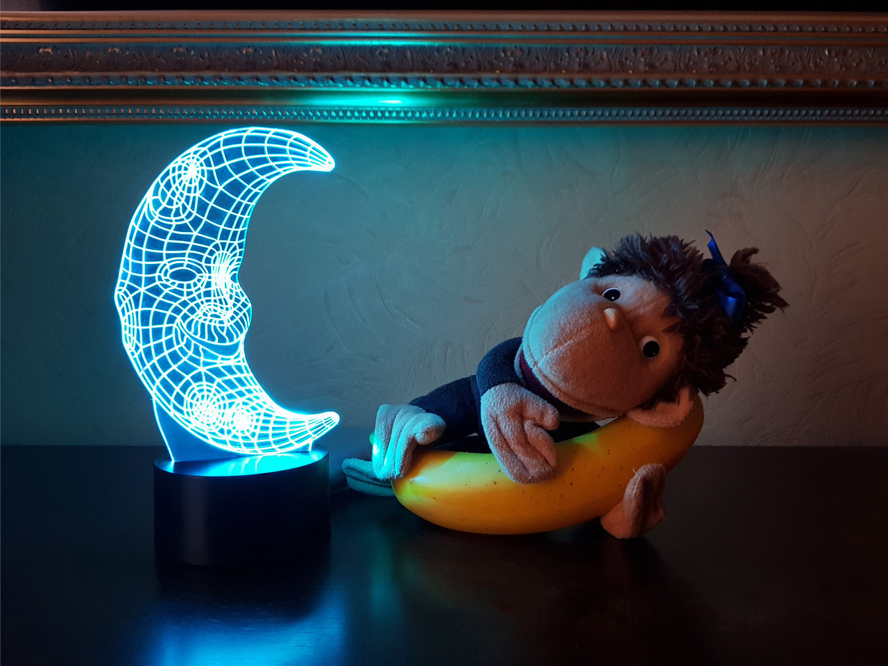 

Детский ночник - светильник "Месяц" 3DTOYSLAMP