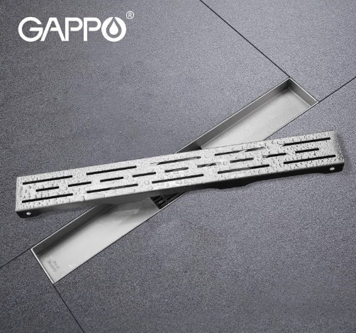 

Трап душевой GAPPO 85007-1 из нержавеющей стали 70*500мм