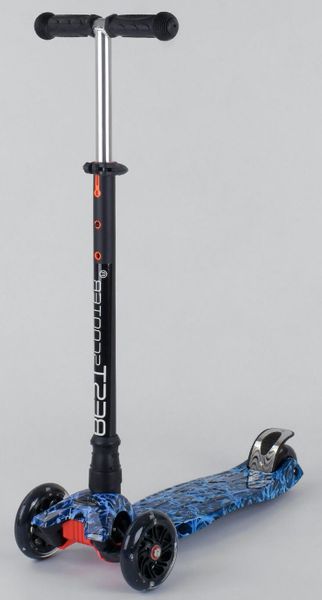 

Детский самокат Best Scooter MAXI PRINT Синий Огонь (sc5113)