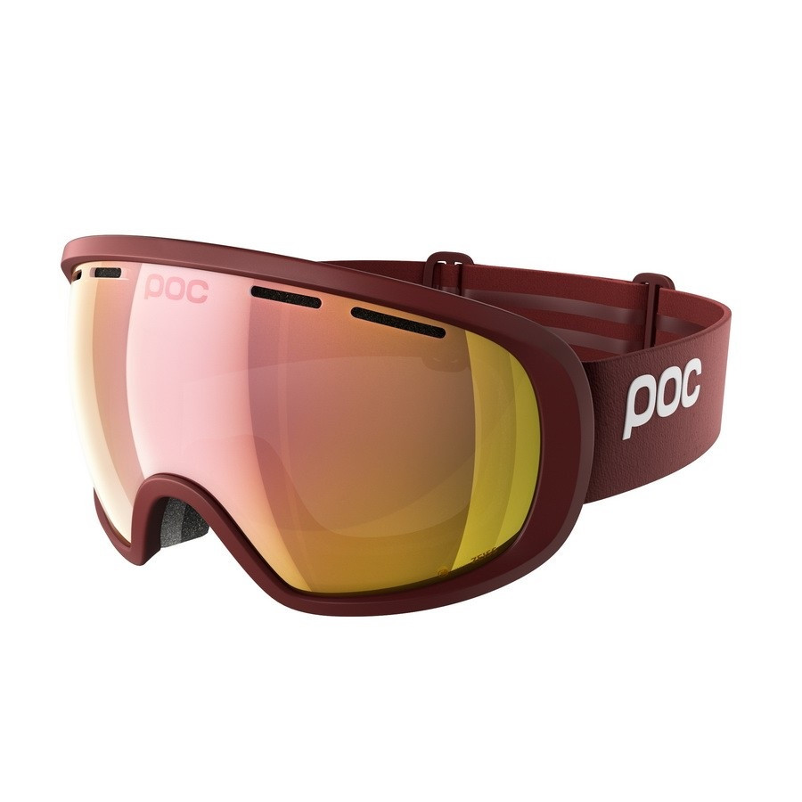 

Маска гірськолижна POC Fovea Clarity Lactose Red/Spektris Rose Gold