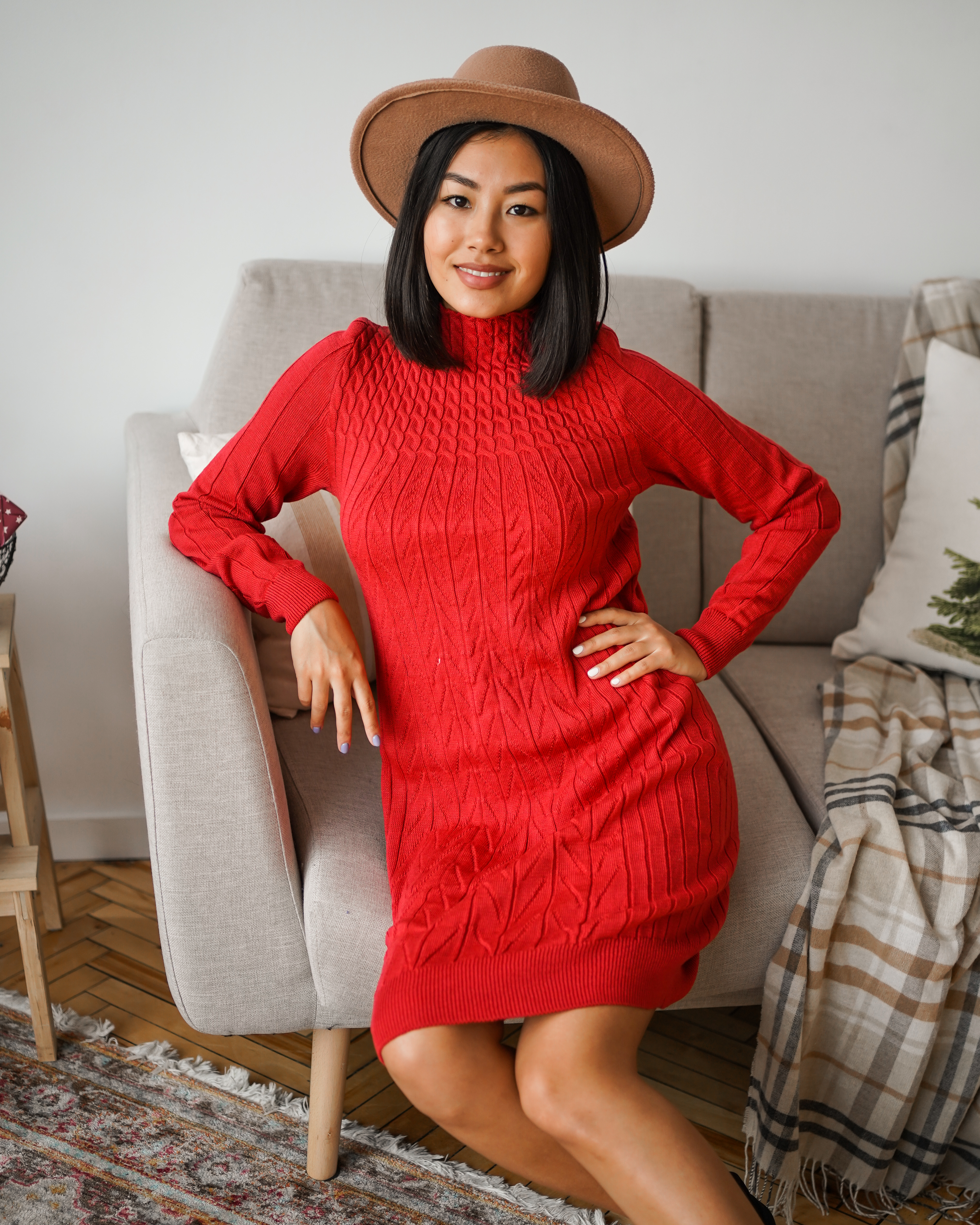 

Платье Наталка Нелли L красный