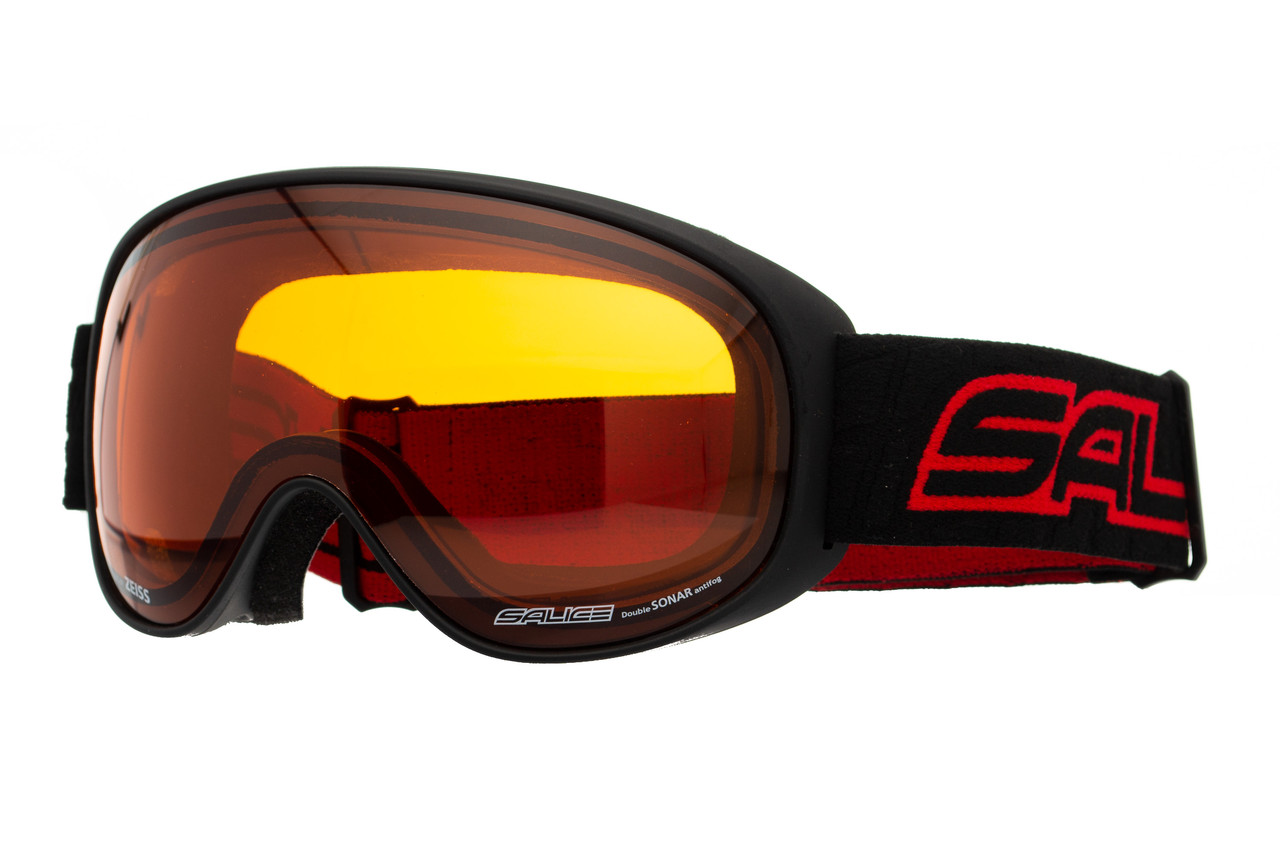 

Маска гірськолижна Salice 101 Sonar Black - Red