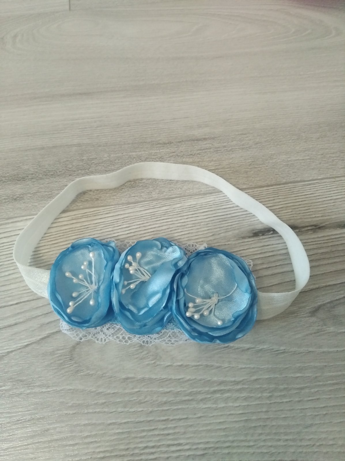 

Дитяча повязка на голову Styduo dekory Голуба 44см