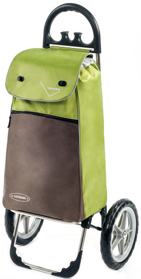 

Сумка-тележка Aurora Vienna 55 л Green/Brown