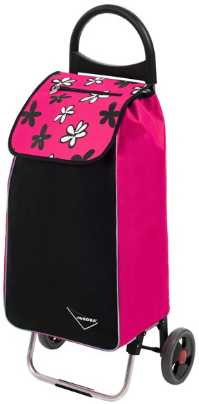 

Сумка-тележка Aurora Rio 50 л Red/Black Flower