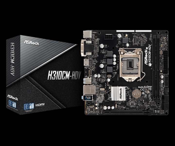 

Материнская плата ASRock H310CM-HDV (F00185353)