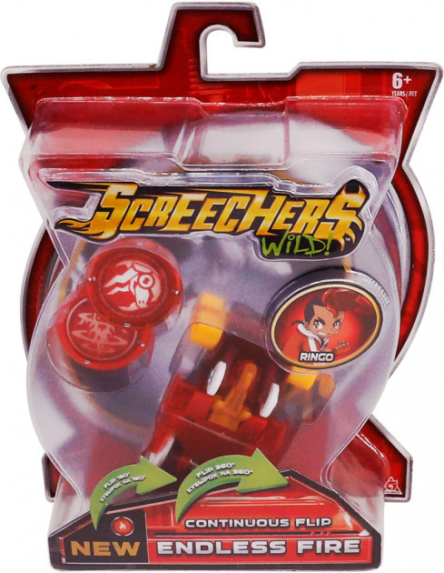 

Машинка-трансформер Screechers Wild! Дикі Скрічери S2 L1 Ендлесс Файер (EU684102)
