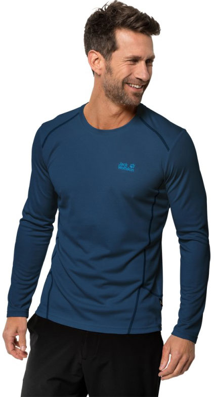 

Футболка с длинными рукавами Jack Wolfskin Sky Range Longsleeve M 1806751-1024 XL Темно-синяя