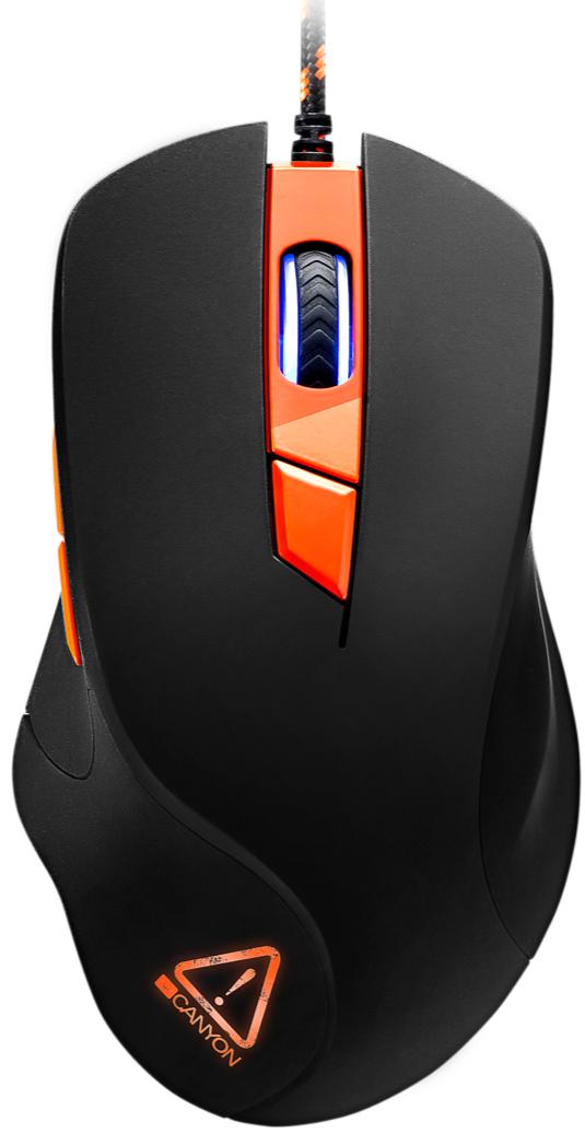 

Провідна миша Canyon Eclector Black/Orange (CND-SGM03RGB)