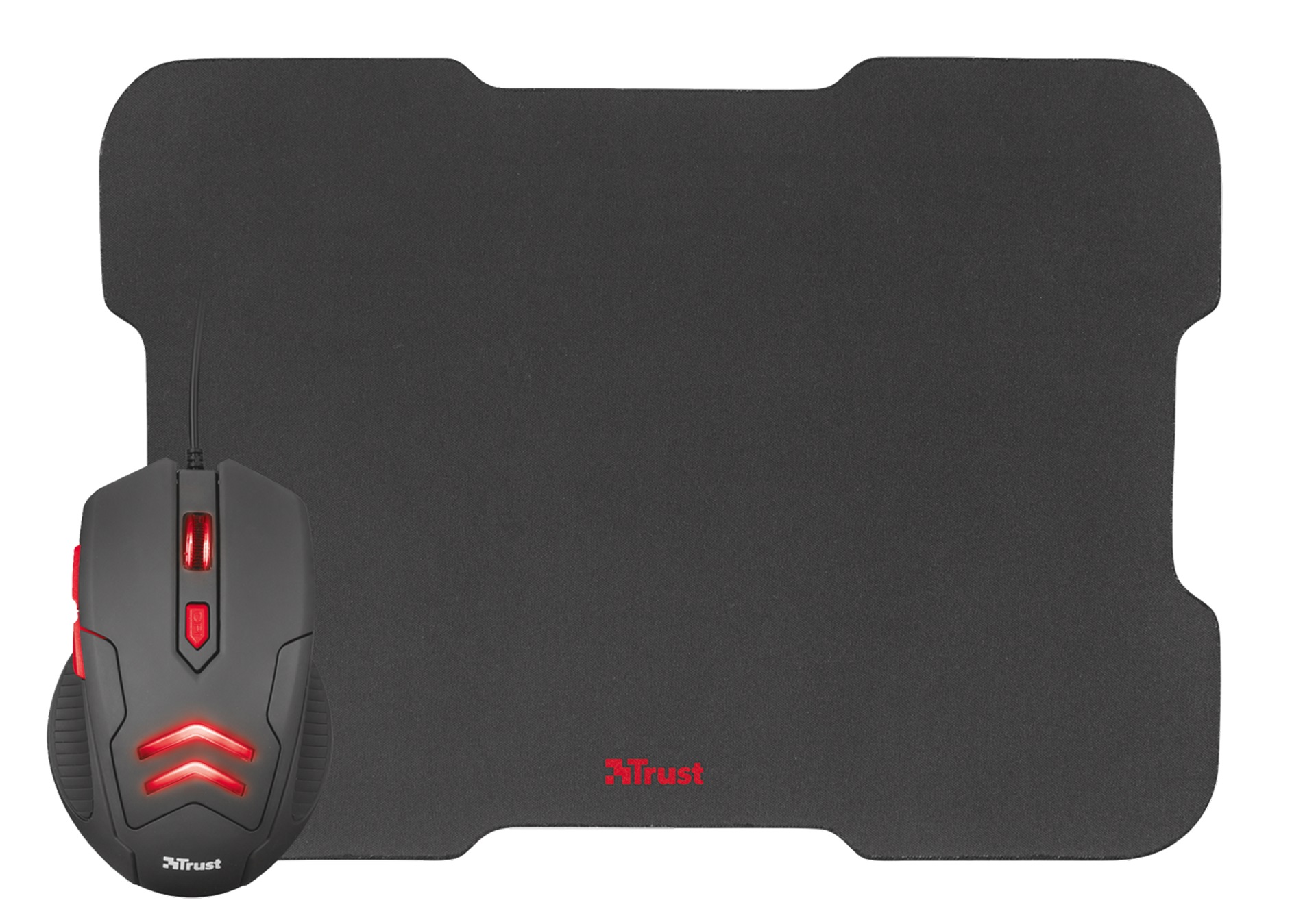 

Провідна ігрова миша з підсвіткою Trust Ziva Gaming with mouse pad (21963)