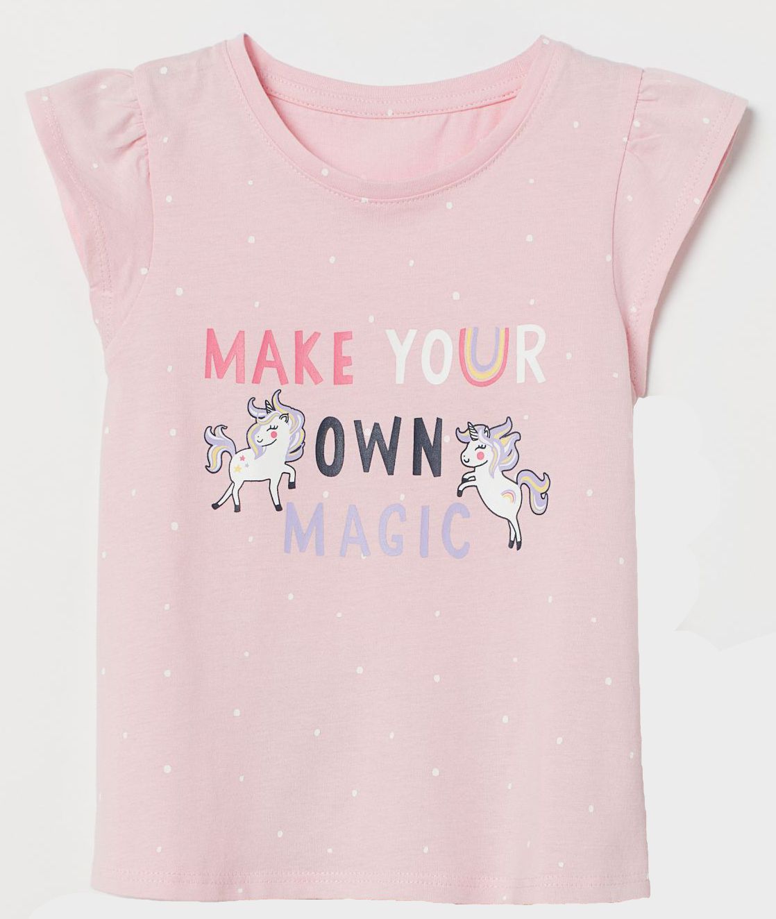 

Футболка H&M 2302-85030512 122-128 см Розовая