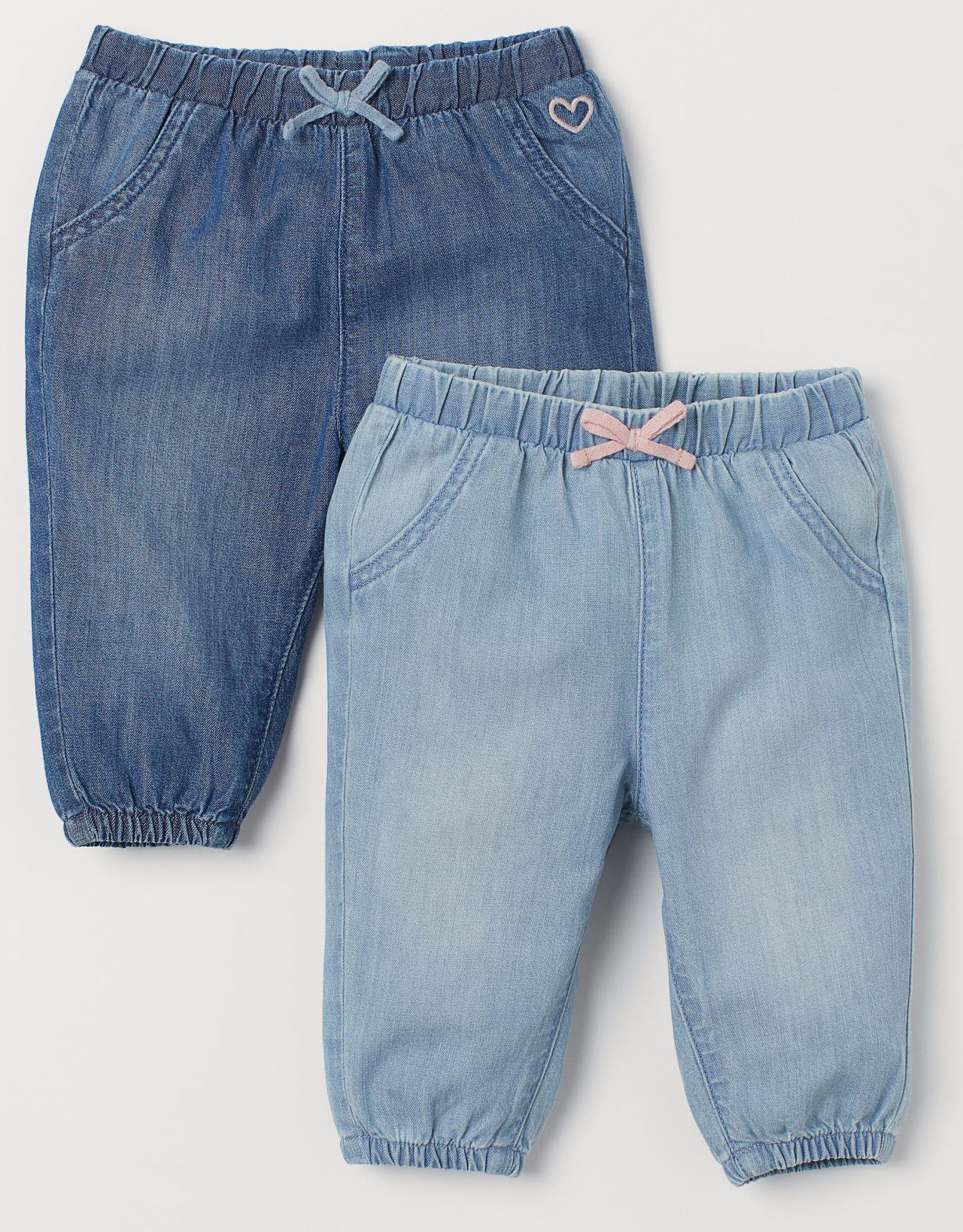 

Джинсы H&M 2302-75711902 92 см 2 шт Голубые (hm09892141308)