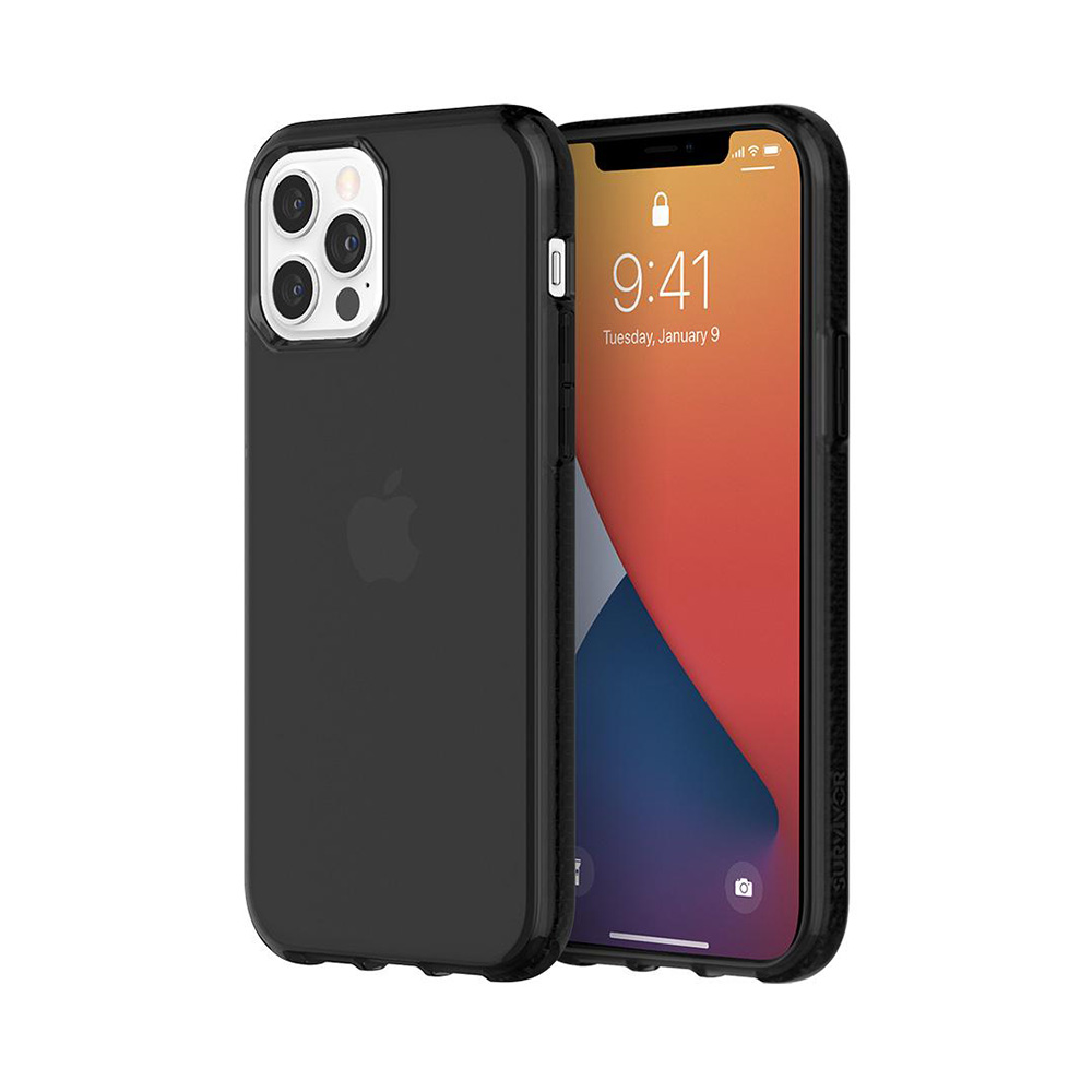 

Чехол Griffin Survivor Clear iPhone 12 Pro Max (GIP-052-BLK)