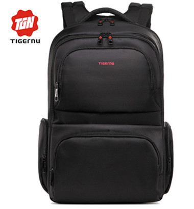 

Рюкзак Tigernu для ноутбуков черный с красным логотипом