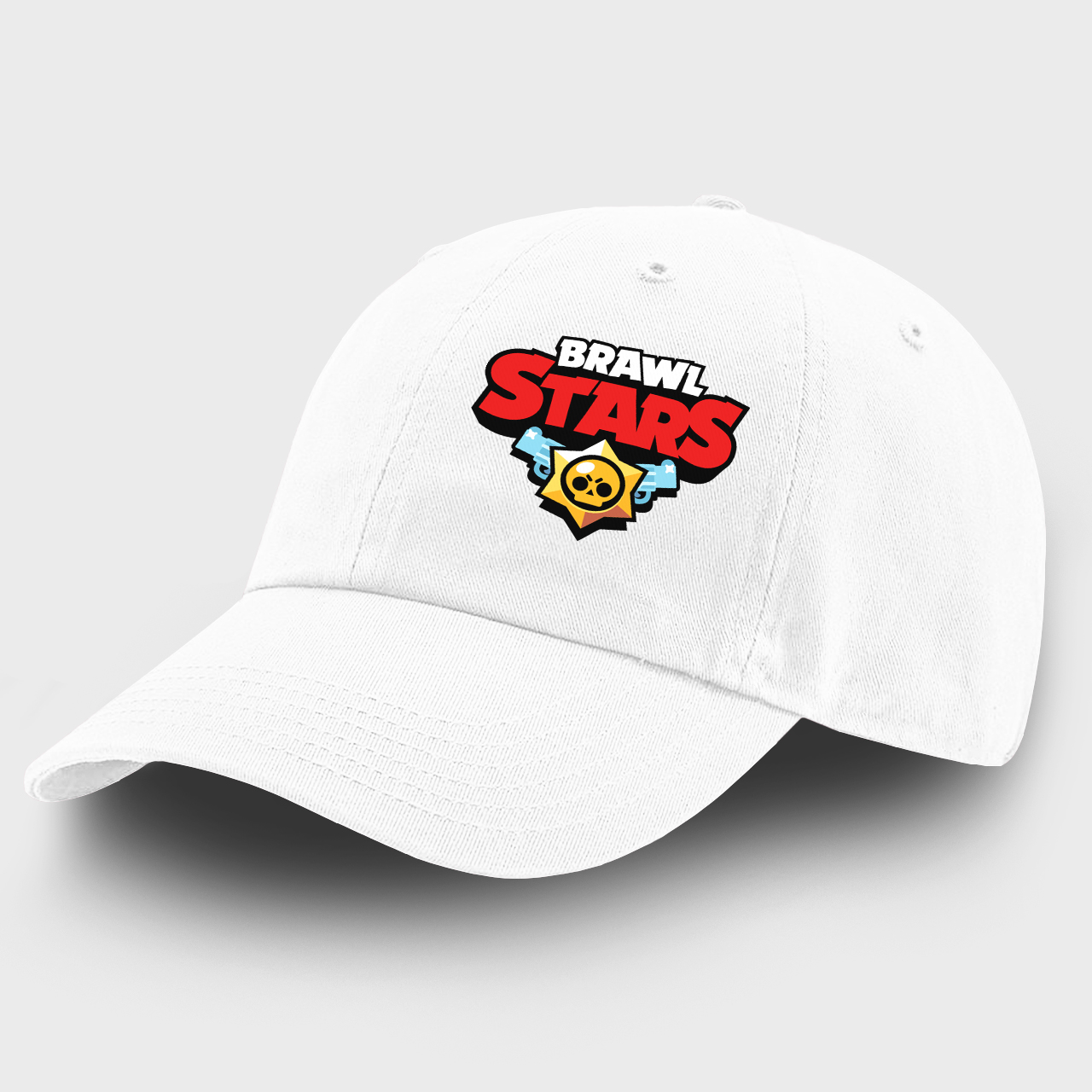 

Детская кепка Бравл Старс Лого (Brawl Stars Logo) (9273-1000) 100% Хлопок 53-56 см Белый