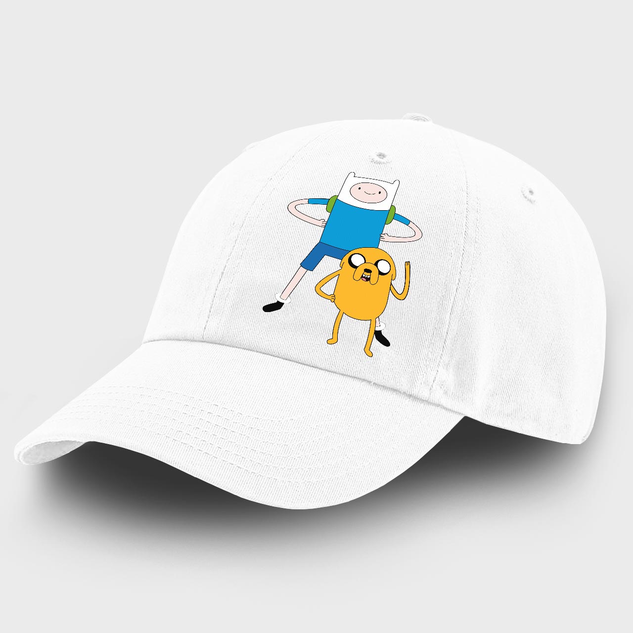 

Детская кепка Время Приключений Финн и Джейк пес (Adventure Time Finn & Jake the dog) (9273-1579) 100% Хлопок 53-56 см Белый