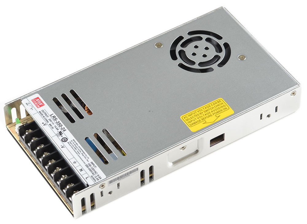 

Блок питания MeanWell 350Вт 24V (LRS-350-24) негерметичный