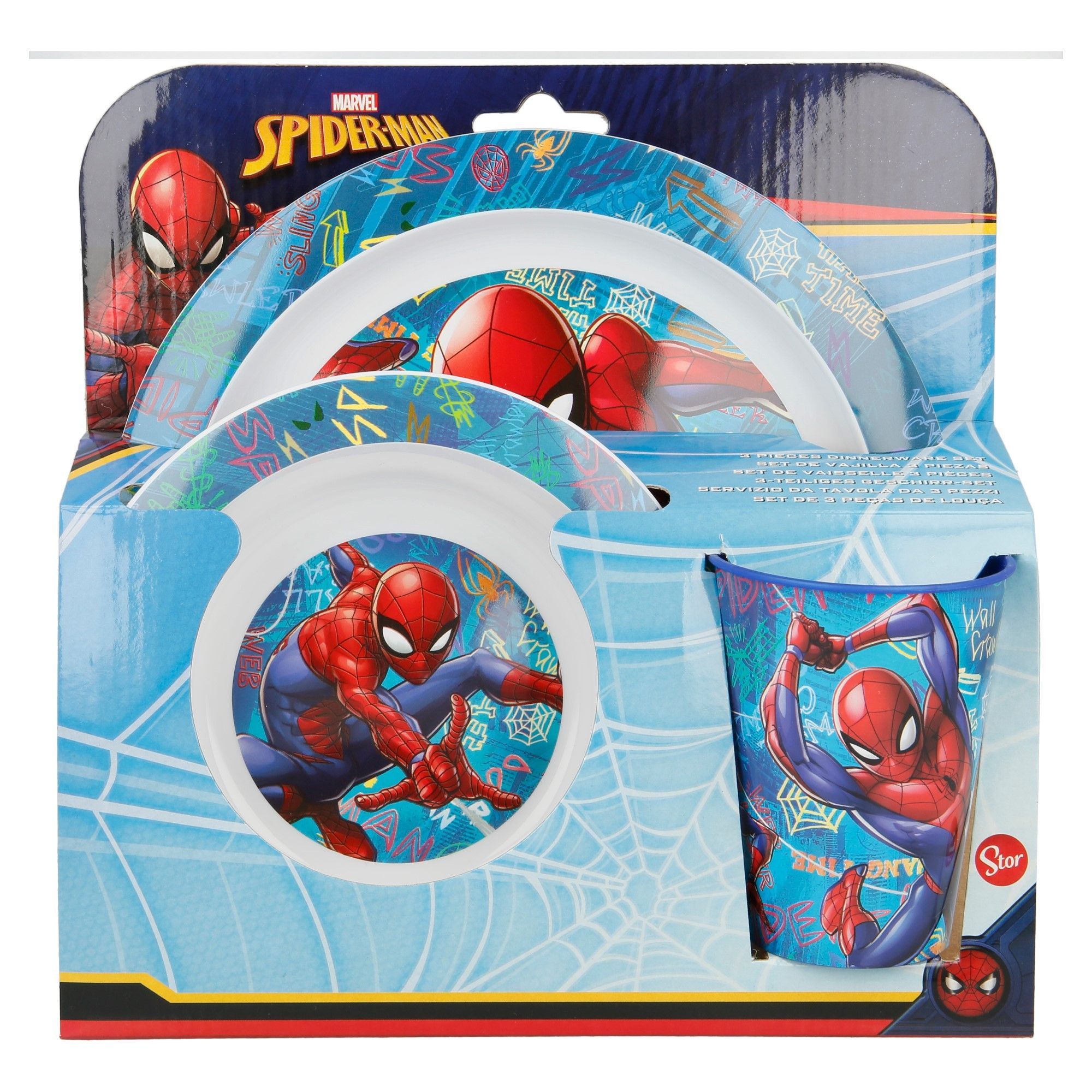 

Набор посуды Stor Spiderman - Graffiti, Kids Micro Set