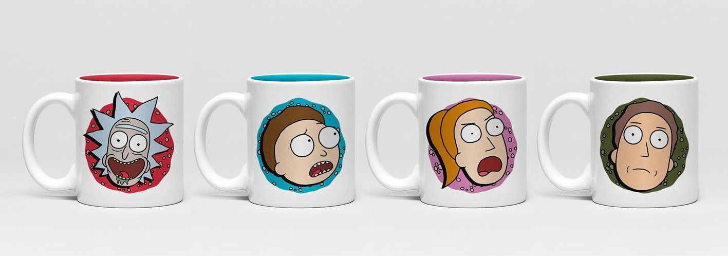 

Набор кружек GB eye Rick And Morty - Characters Espresso Mug Set (MGS0015)