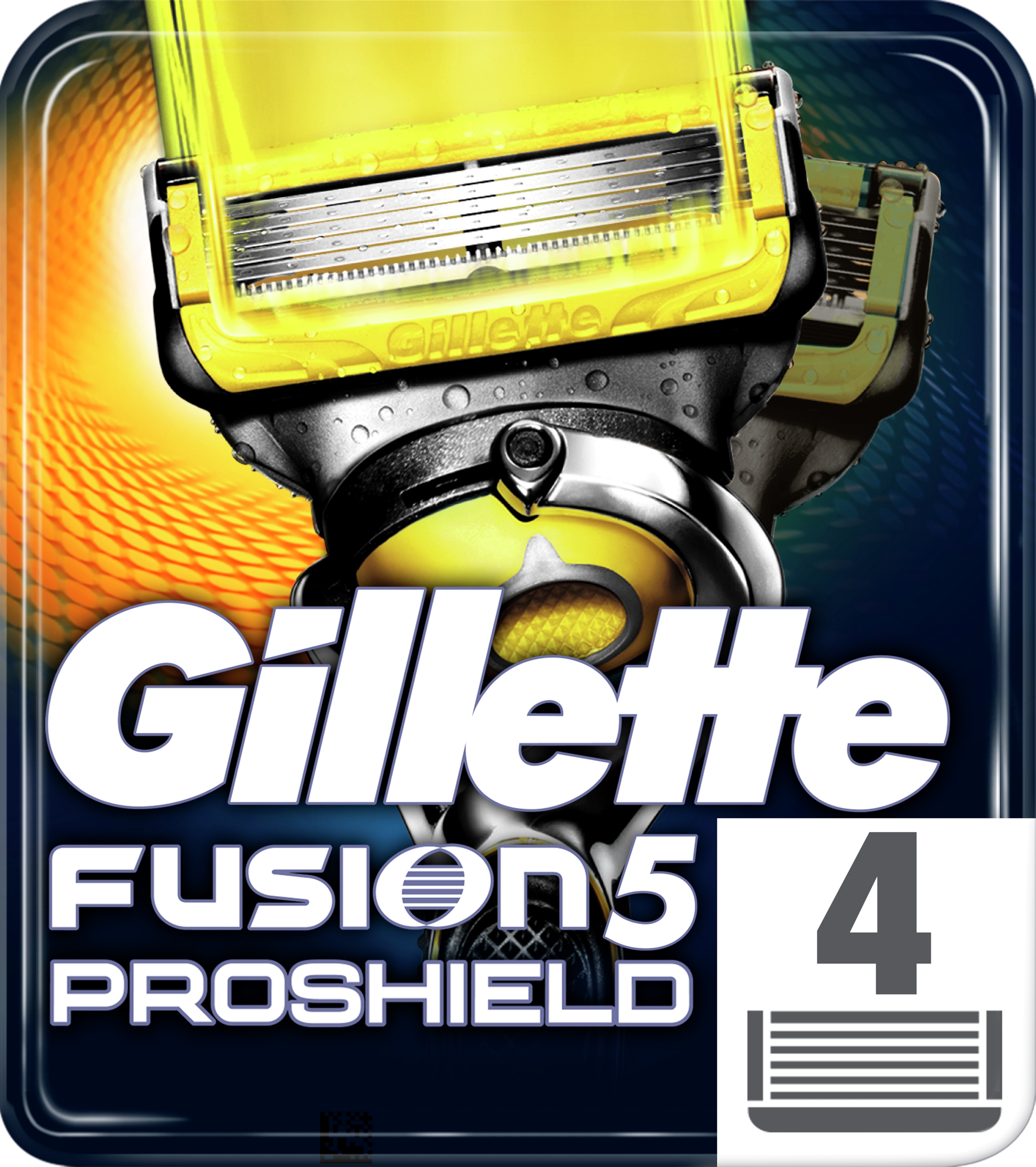 Акція на Сменные картриджи для бритья (лезвия) мужские Gillette Fusion5 ProShield 4 шт (7702018412488) від Rozetka UA