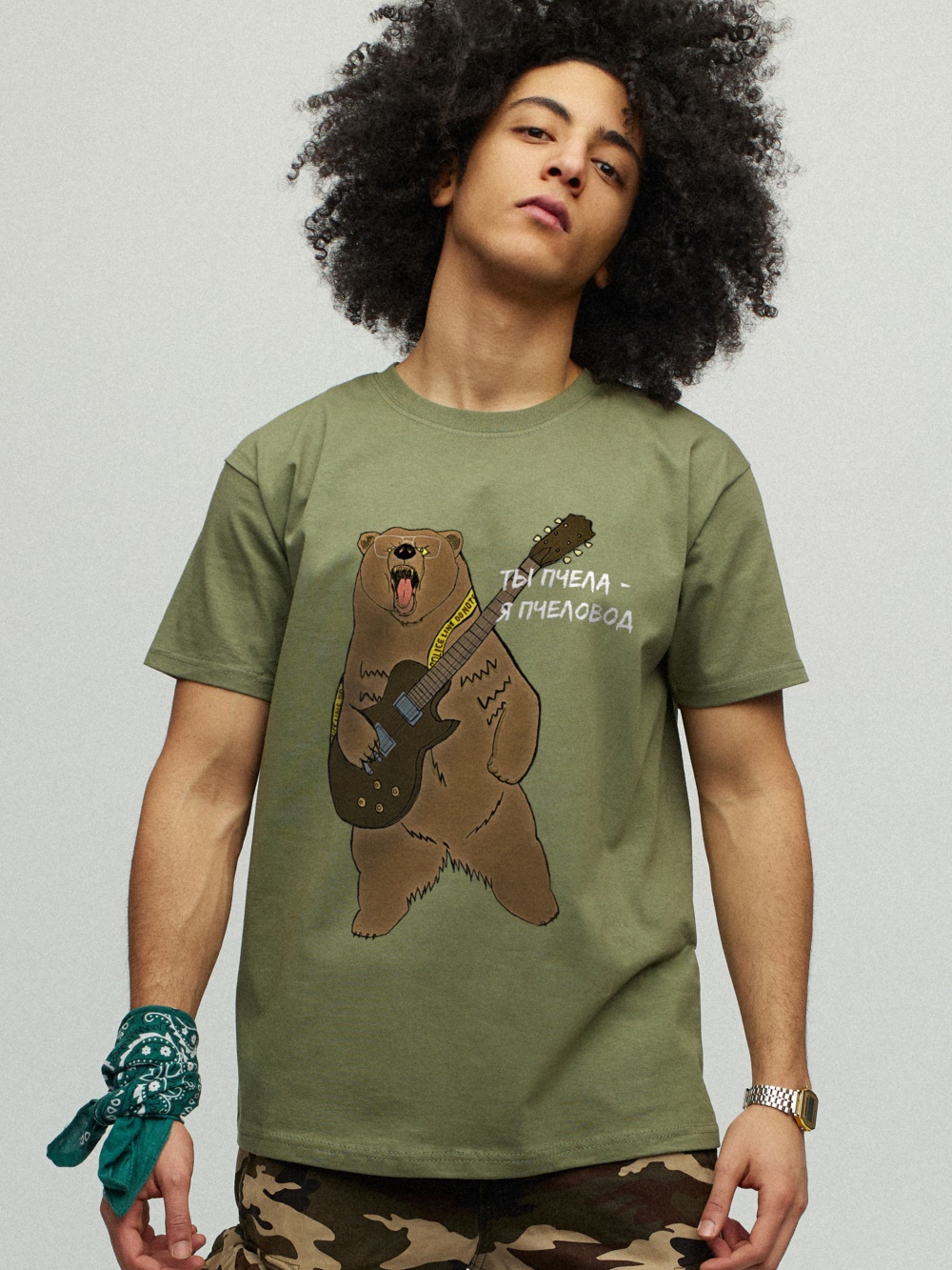 

Футболка YAPPI MOL10007  Зеленая с хаки, Футболка YAPPI MOL10007 S Зеленая с хаки