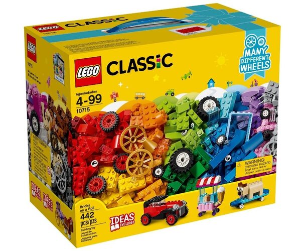 

Конструктор LEGO Classic Кубики и колеса (10715)