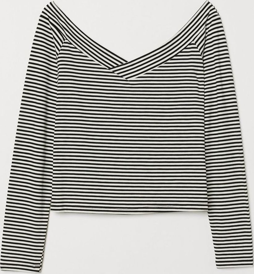 

Лонгслив H&M 0558986-8 M Черный