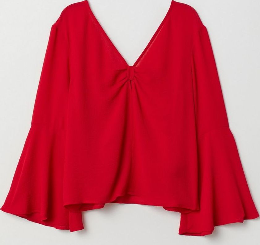 

Блузка H&M 0630701-8  Красная, Блузка H&M 0630701-8 34 Красная